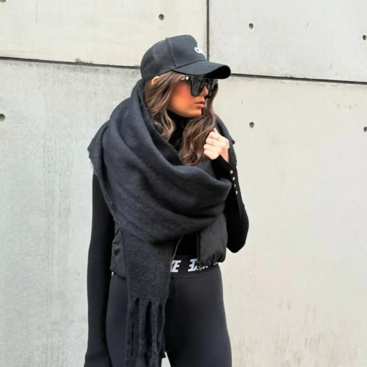 بیگ اسکارف مشکی