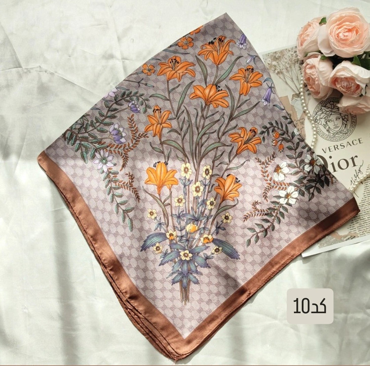 مینی اسکارف ابریشم ساتن