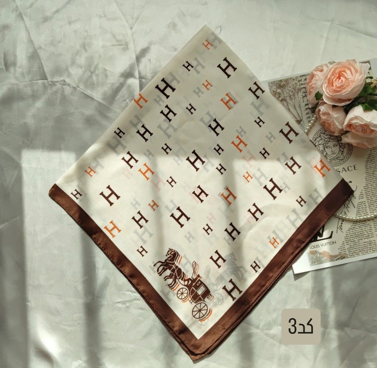 مینی اسکارف ابریشم ساتن