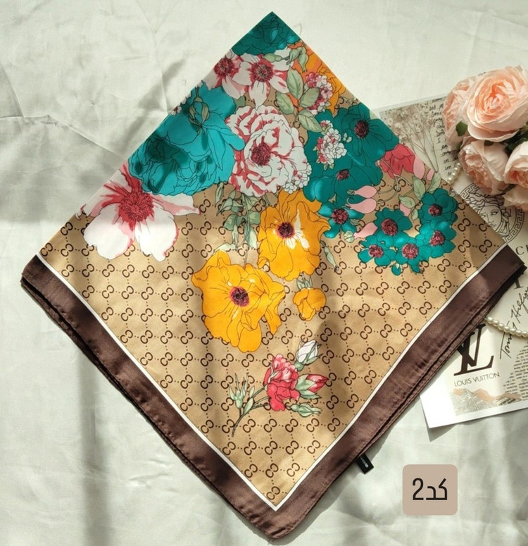 مینی اسکارف ابریشم ساتن