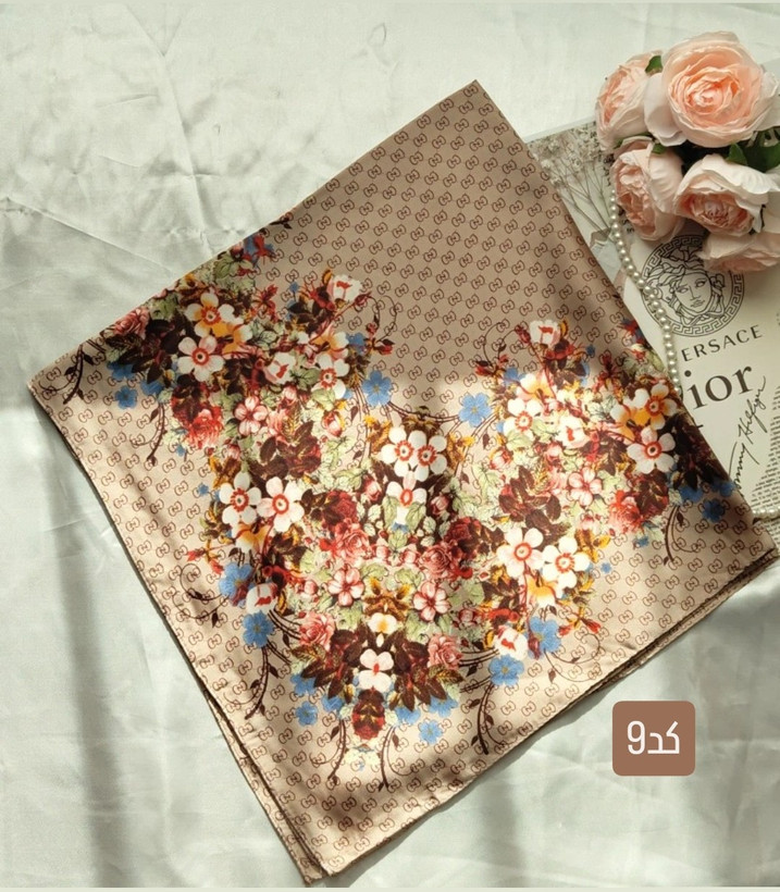 مینی اسکارف ابریشم ساتن