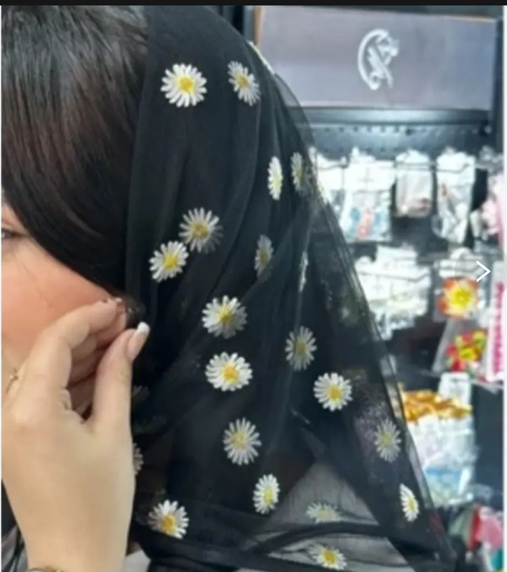 مینی اسکارف توری بابونه