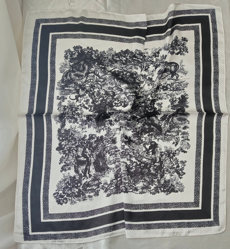 مینی اسکارف ابریشم ساتن