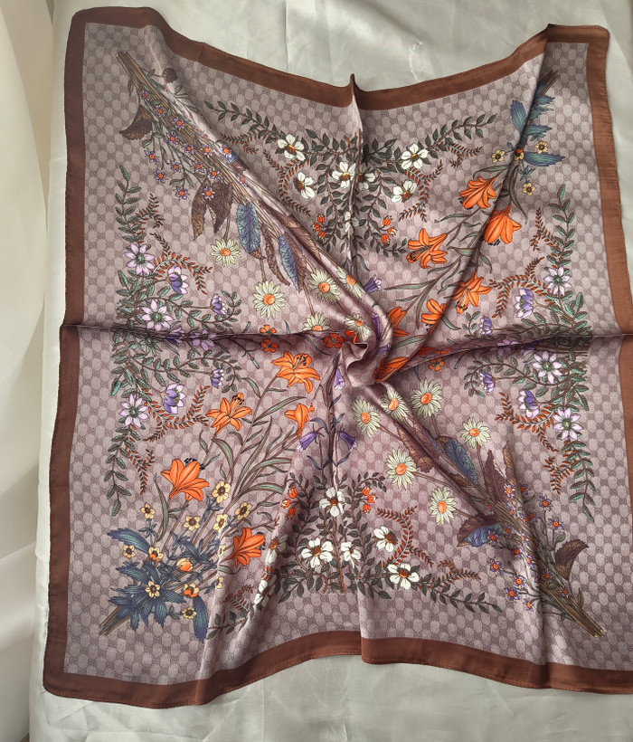 مینی اسکارف ابریشم ساتن