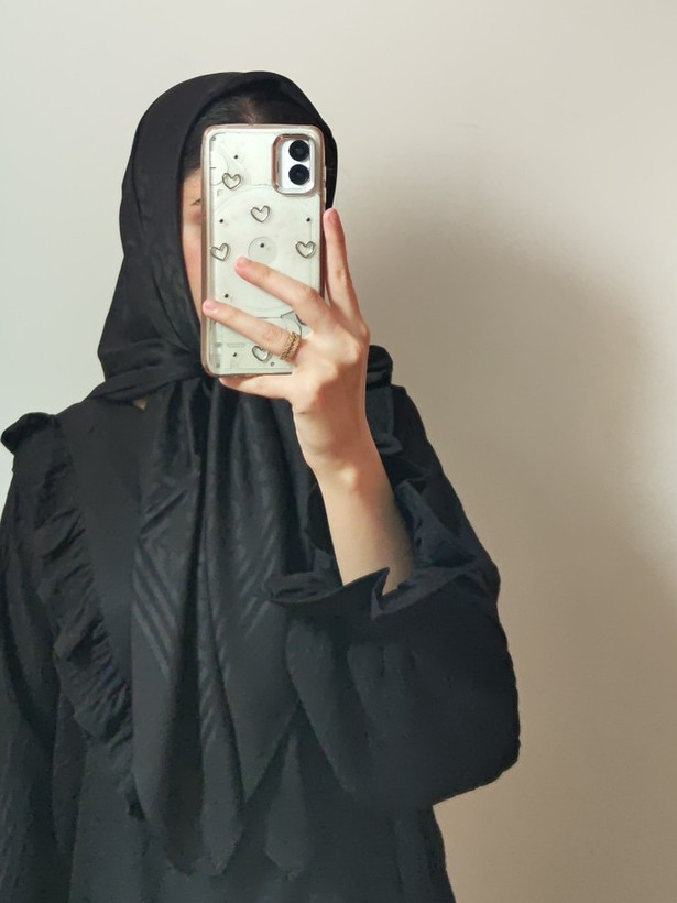 روسری ژاکارد مشکی