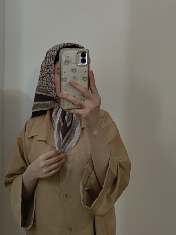 مینی اسکارف نخی طرح dior