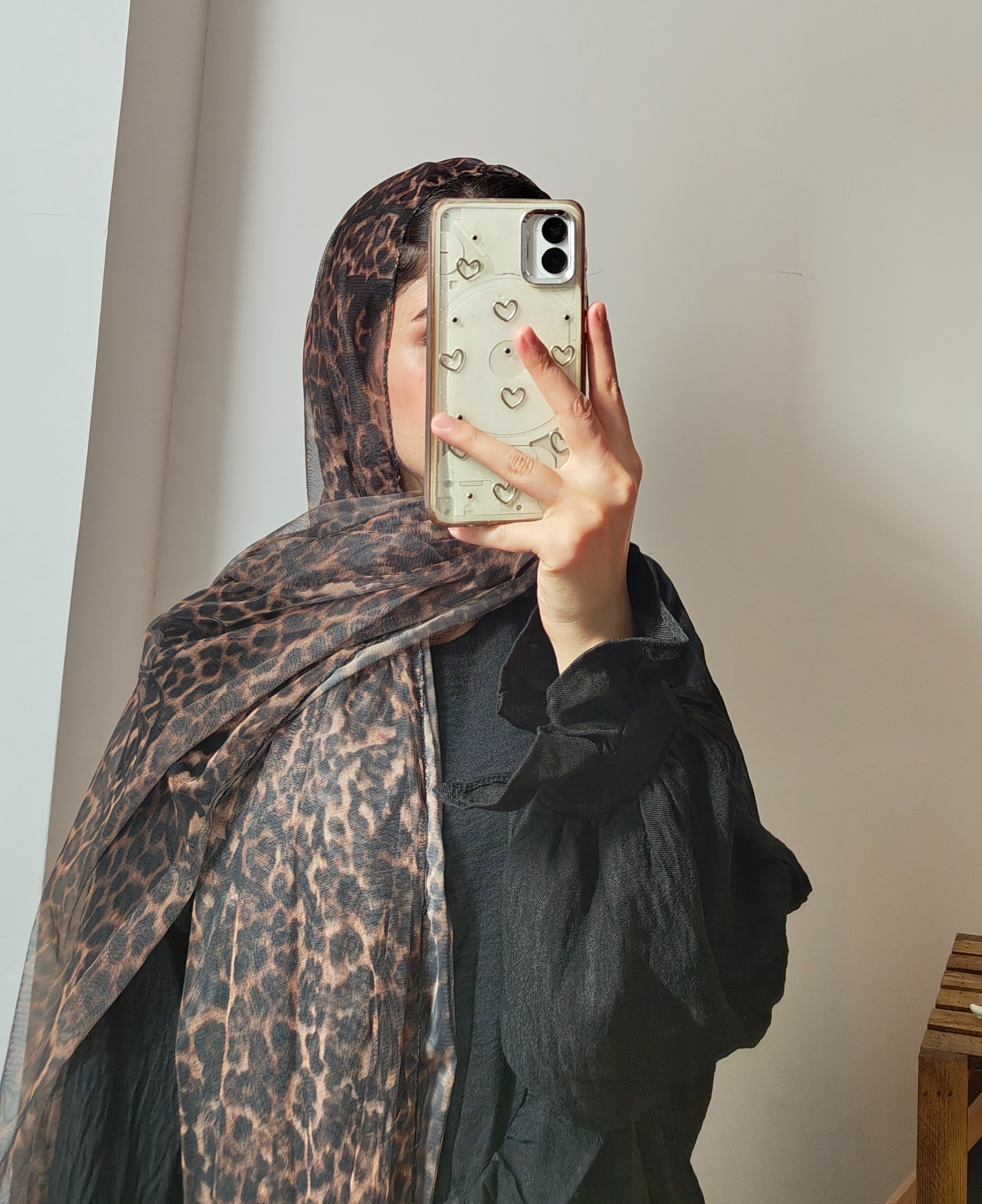 شال توری پلنگی